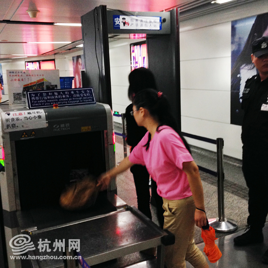 杭州地铁安防再升级 今后乘客要过安检门